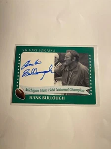 Tarjeta automática 2003 Michigan State Spartans Hank Bullough TK Legacy - Imagen 1 de 1