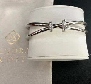 Kendra Scott LIVY Armreif Armband silberfarben 6,5" - Bild 1 von 4