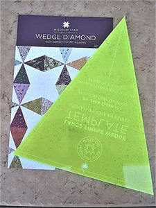 Plantilla de cuña grande simple y patrón de diamante de cuña Missouri estrella edredón Nuevo - Imagen 1 de 6