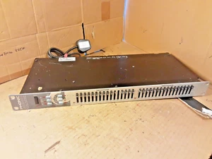 PHONIC MQ3400 DUAL CHANNEL 15 BAND GRAPHIC EQUALISER GOOD WORKING ORDER - Picture 1 of 7