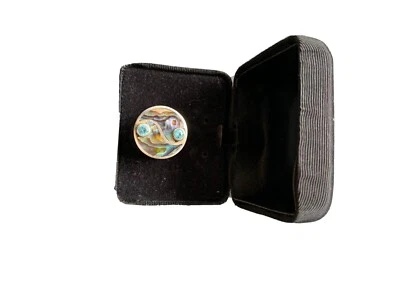 Sajen Ying-Yang Ring - 925 silver and abalone - Image 1 of 3