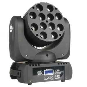 Hohe Helligkeit 12x10W 4in1 RGBW LED Beam Moving Head Lichtstrahl Bühnenbeleuchtung - Bild 1 von 8
