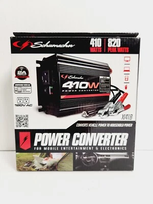 Schumacher X141B AC/DC Power Converter Inverter 410 Watt 820 Peak Watts  - Image 1 of 4
