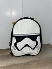 Disney Star Wars Stormtrooper Mini Backpack Black/White, NEW Helmet Shaped Soft