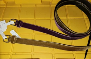 (2) A New Day Lilac Fancy and Orchard Suede Belts - Womens Size XXL - BRAND NEW - Picture 1 of 4
