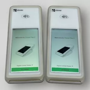 CLOVER FLEX C403 POS X2 WI-FI CELLULAR TOUCH HANDHELD LOCKED AS IS PARTS ONLY - Picture 1 of 1