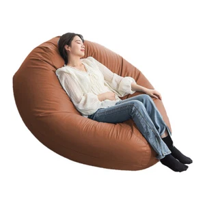 Bean Bag Sofa Cover Waterproof Single Fabric Lazy Sofa Lounger Cover 90*130CM - Picture 1 of 14