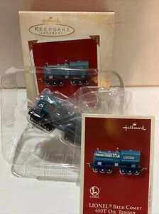HALLMARK KEEPSAKE LIONEL 400T TRAIN BLUE COMET 2002 CHRISTMAS ORNAMENT - Picture 1 of 6