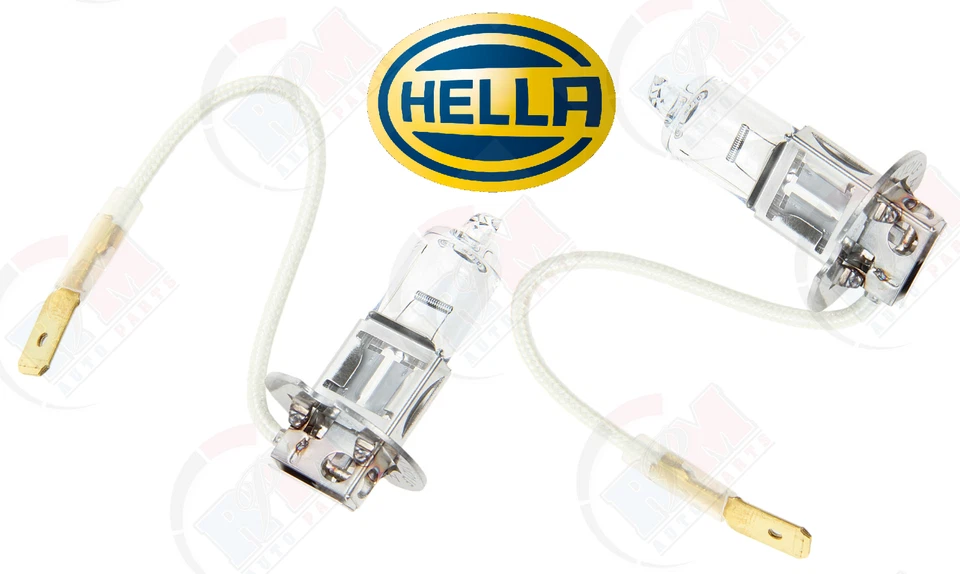 HELLA H3 55W Halogen Bulb (Set of 2) for BMW DRL Daytime Light Cornering Lamp - Image 1 of 1
