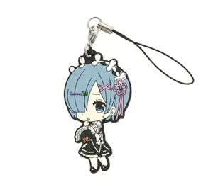 Re: Zero Anime Carino Mascotte Gomma PVC Cinturino Portachiavi Charm ~ Disprezzo Rem @71094 - Foto 1 di 2