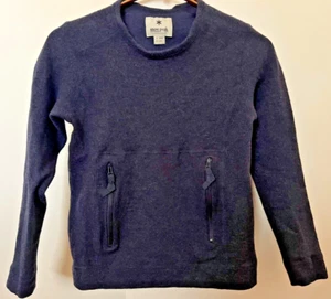 Snow Peak Womens Long Sleeve Wool Top Navy Blue XXS - Picture 1 of 6