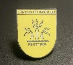 Linton Hotspur FC schottisches Nicht-Liga-Fußball Pin Abzeichen - Bild 1 von 4