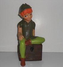 Vintage PETER PAN VIAL Made in Spain Plastic Figure Figurine Money Bank 30cm