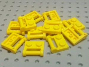 Placa Lego con mango (puentes alineados con bordes) 1x2 [48336] Amarillo x16 - Imagen 1 de 3