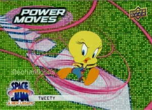 Space Jam A 2021 nuevo Legacy Power Moves verde neón PM-2 Tweety - Imagen 1 de 1