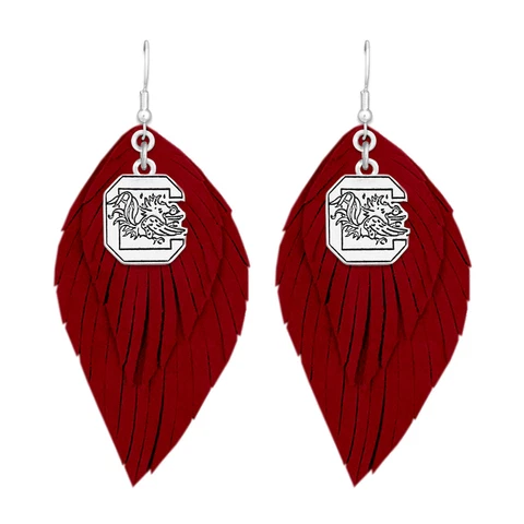 43373 South Carolina Gamecocks Boho Earrings Cover