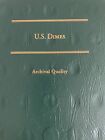 1892 - 1916 Barber Dime Collection Book - 35 Coins