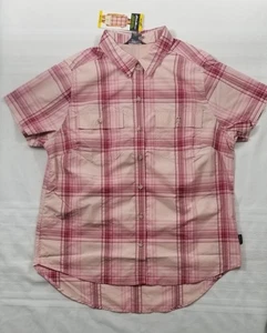 Camicia donna manica corta Eddie Bauer traspirante avventura taglia M nuova con etichetta Dri - Foto 1 di 5