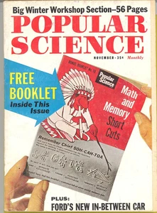 Popular Science November 1961 / Ford's In Between Car /Math & Memory Short Cuts - Picture 1 of 1