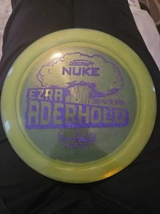 Discraft Z Metallic Nuke Dist Drvr, Ezra Aderhold 2021 Elite Team, 173-174g, New - Picture 1 of 2