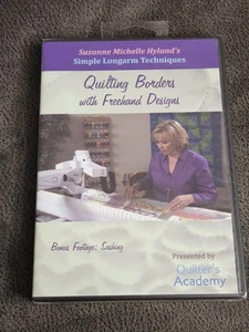 Quilter's Academy Suzanne Michelle Hyland Simple Longarm Tech DVD Borders (New) - Picture 1 of 3