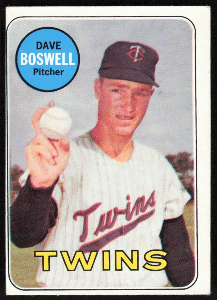 1969 Topps #459 Dave Boswell - $1 SHIPPING (JB4) - Image 1 of 2