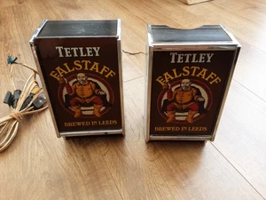 Falstaff Beer Pump Lights x 2 - needs re wiring - Foto 1 di 4
