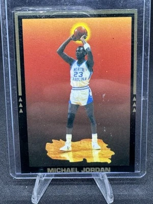 Tarjeta de registro universitario Michael Jordan North Carolina Tarheels ¡¡RARA!!! Foto 1 de 2