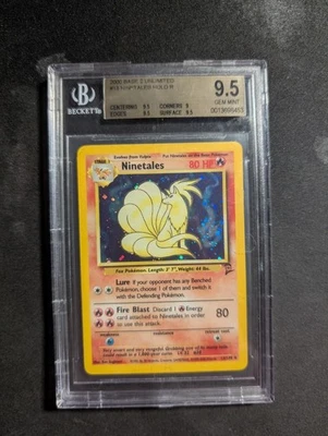 Ninetales 13/130 Base Set 2 Holo BGS 9.5 - Image 1 of 2
