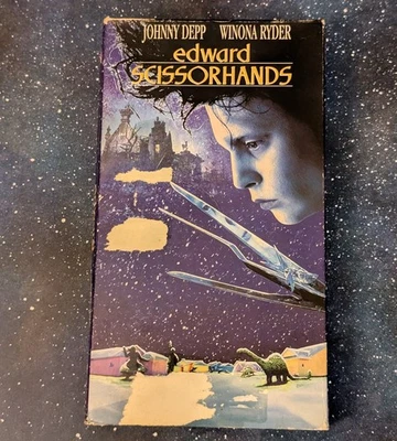 Edward Scissorhands (1990) VHS  - 1991 CBS FOX Video - Johnny Depp / Tim Burton Foto 1 de 4