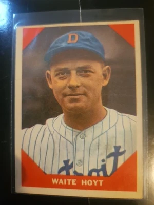 1960 Fleer Baseball Greats - Waite Hoyt #69 - Image 1 of 2