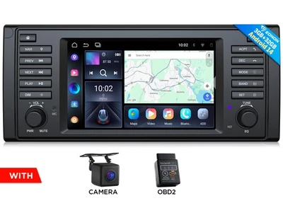 Para BMW E39 540i E39X7 Android 14 GPS Coche Radio Estéreo CarPlay WIFI Pantalla Táctil Foto 1 de 4
