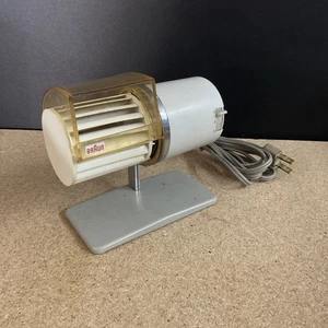 Vintage Braun Desk Fan HL1C 2-Speed MCM Mid Century Modern West Germany Tested - Picture 1 of 6