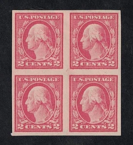 Como nuevo, nunca montado con bloque original de cuatro estampillas perforadas de 2¢ -- Scott #482 - Imagen 1 de 2