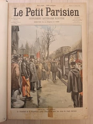 Journaux Le petit parisien supplément littéraire illustrée. An 1905 nr830 à 877 - Photo 1/4
