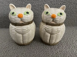 Vintage Katze Salz Pfefferstreuer Made in Japan Keramik Retro - Bild 1 von 9