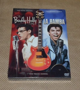 La Bamba/The Buddy Holly Story (DVD, 2005, 2-Disc) Gary Busey true stories music - Picture 1 of 2