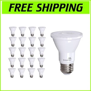 20-Pack Dimmable LED Light Bulbs, 5.5W = 75W, Soft White 3000K, Flicker-Free - Picture 1 of 8