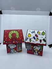 2x Hallmark Peanuts Snoopy Woodstock Christmas Cards Collectible Box Set of 16