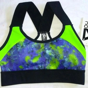 WOMEN Girl RACERBACK Gym FITNESS Yoga WORKOUT Run RUNNING Top SPORTS BRA size XS - Picture 1 of 6