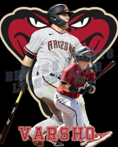 Arizona Diamondbacks Lithograph print of  Daulton Varsho - Picture 1 of 1