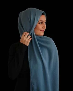 Hijab Crincle Krepp Shiny - Himmelblau - Fresia Scarf - Bild 1 von 1