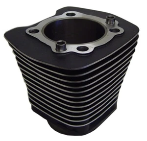 Black Engine Cylinder For 84-99 Harley Evolution 80" 1340 16512-86A 60950 - Picture 1 of 1