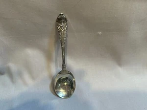 Cuchara sopera Sir Christopher de Wallace plata de ley sin monograma - Imagen 1 de 4