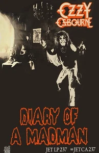 Ozzy Osbourne 1981 Diary Of A Madman Jet Records U.K. Framed Promo Poster - Picture 1 of 2