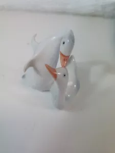 Vintage Hungarian Hollohaza Porcelain Deco Duck Figurine - Picture 1 of 3