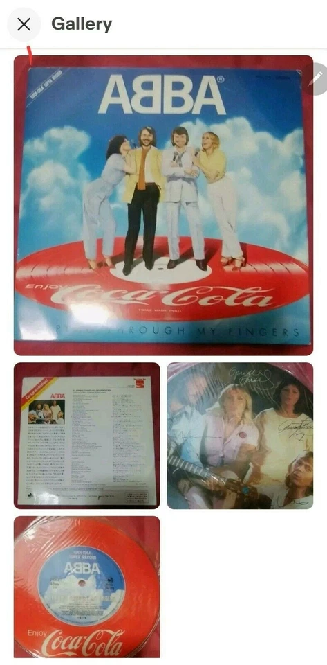 Abba coca cola EP vinyl record Japan slipping through my fingers - Image 1 of 1