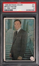 1966 O PEE CHEE Canada Batman Color Bat Laffs #1 Bruce Wayne PSA 3 VG 3295