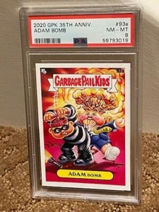 2020 Garbage Pail Kids GPK Adam Bomb PSA 8 #93a Card ICONIC 35th Anniversary - Picture 1 of 1