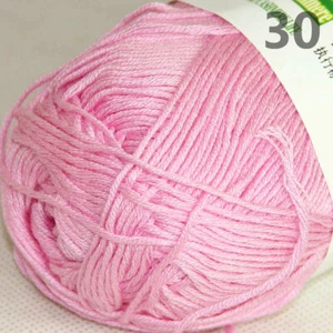 Sale 1BallsX50gr Bamboo Cotton Baby Blankets Hand Knitting Crochet Yarn 30 - Picture 1 of 12